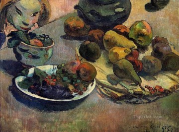  fruit Oil Painting - Fruits Post Impressionism Primitivism Paul Gauguin